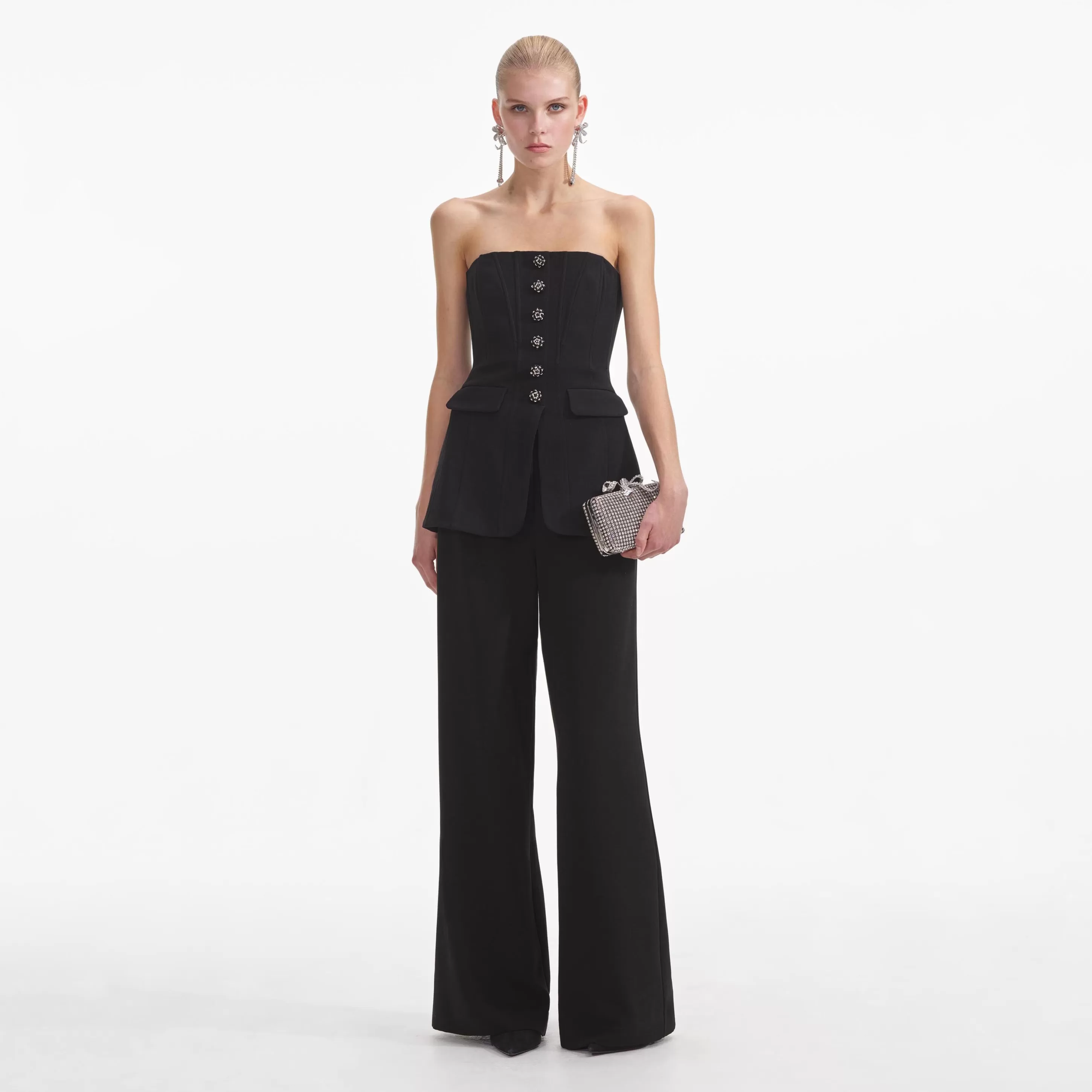 Clearance Bandeau Crepe Jumpsuit Jumpsuits | Exclusives