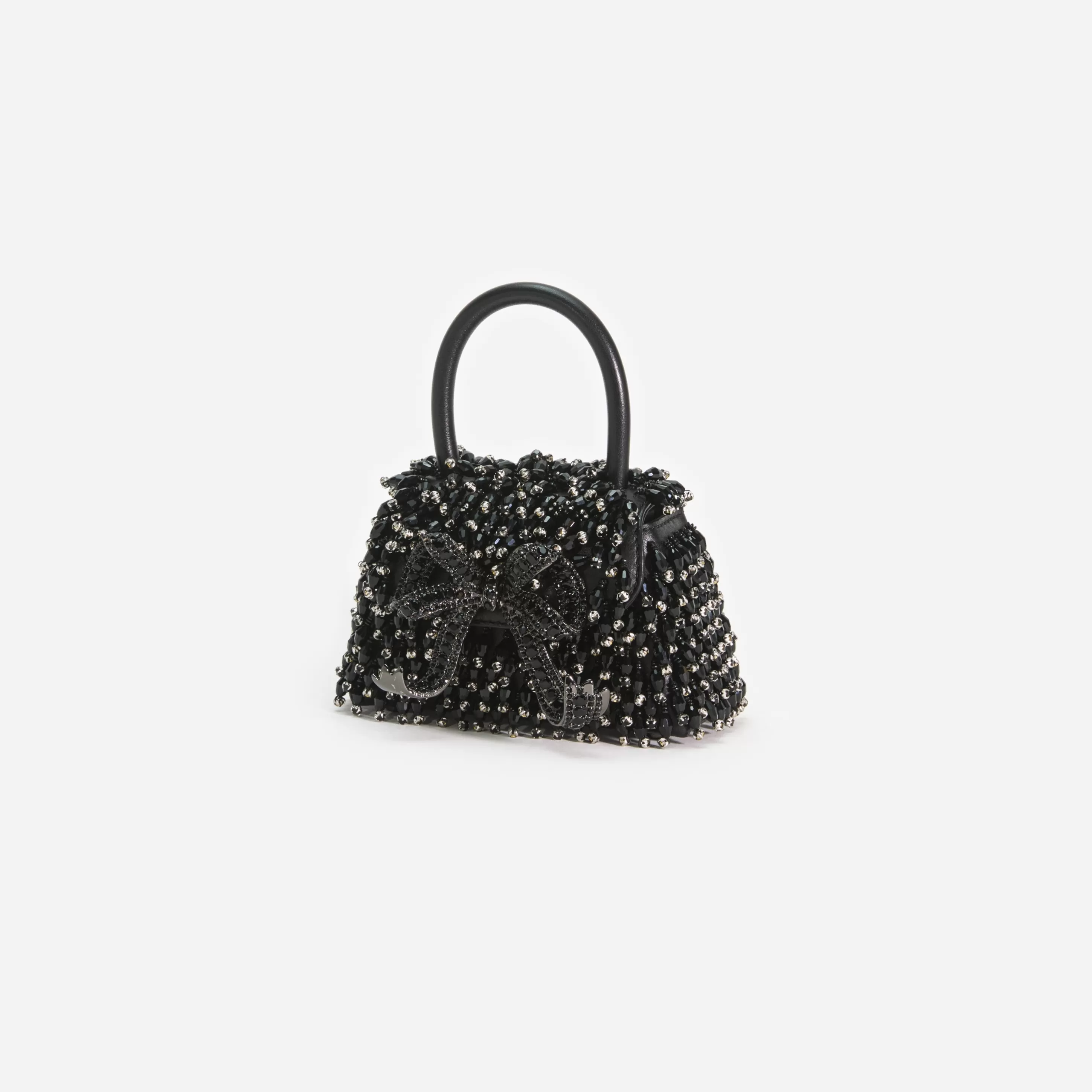 Sale Embellished Micro Bow Bag Handbags