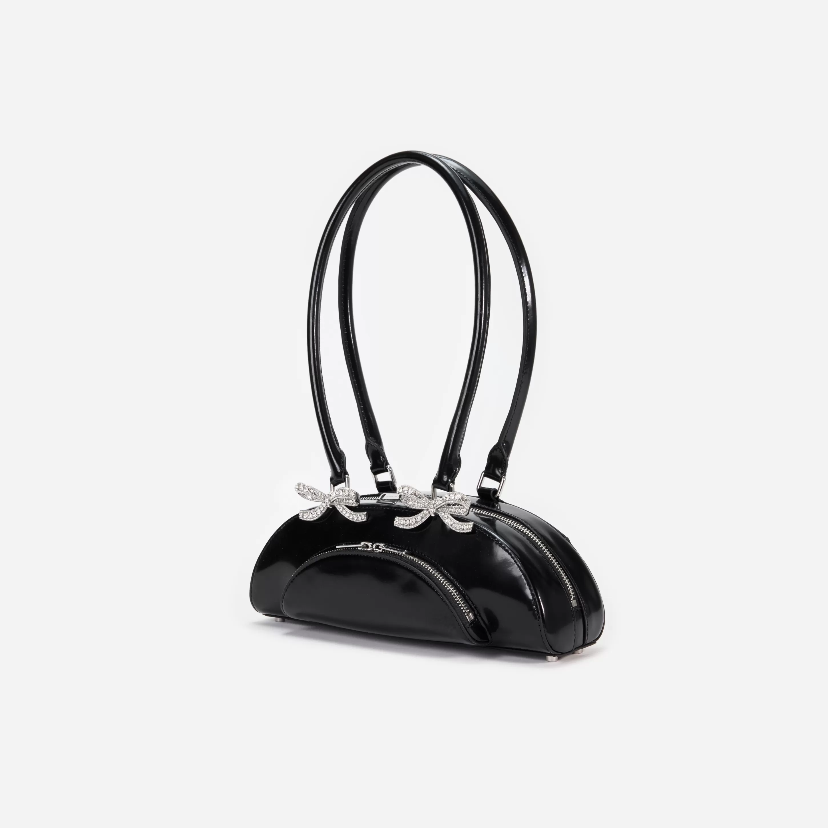 Sale Leather Curved Shoulder Bag Handbags