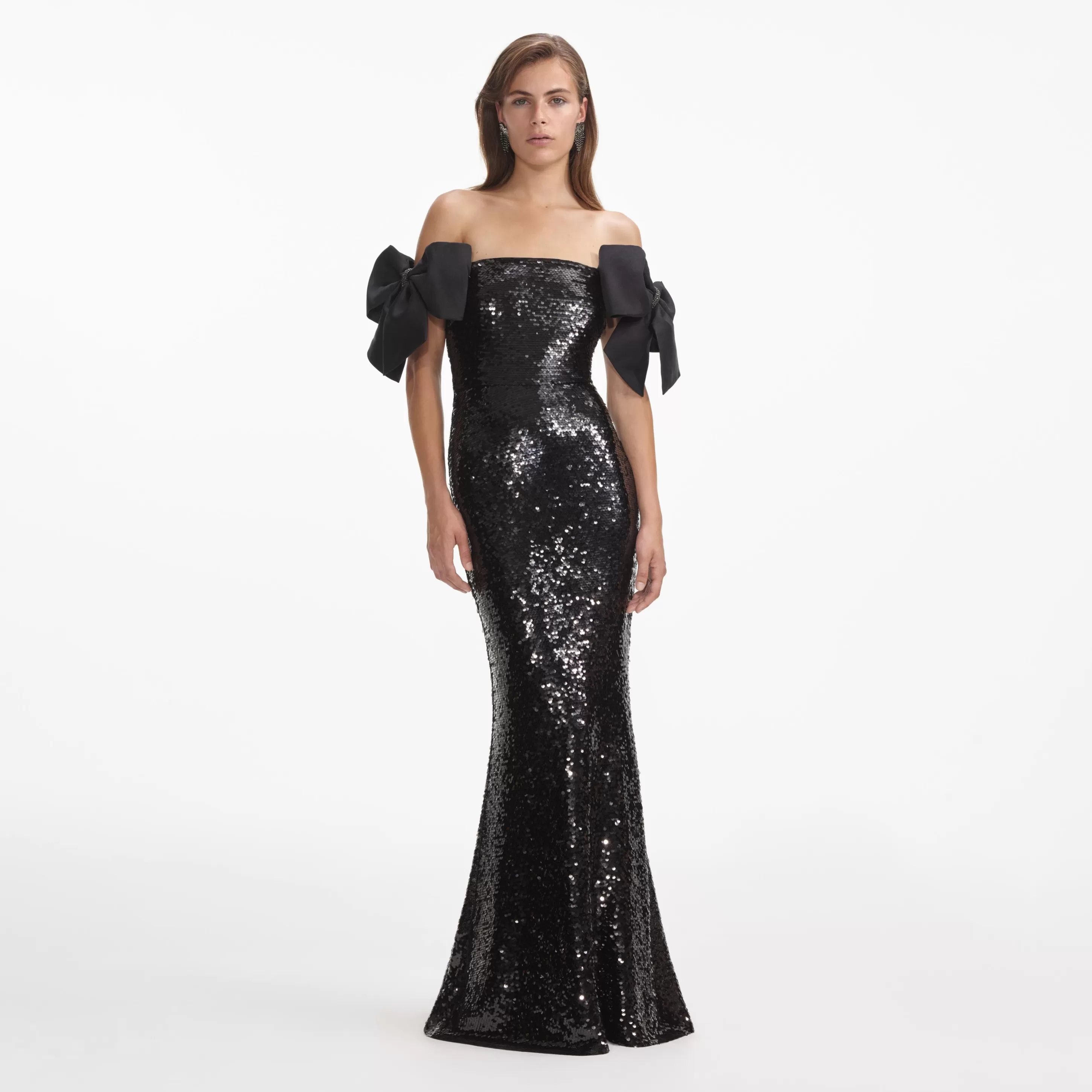 Discount Sequin Bow Maxi Dress Dresses | Exclusives