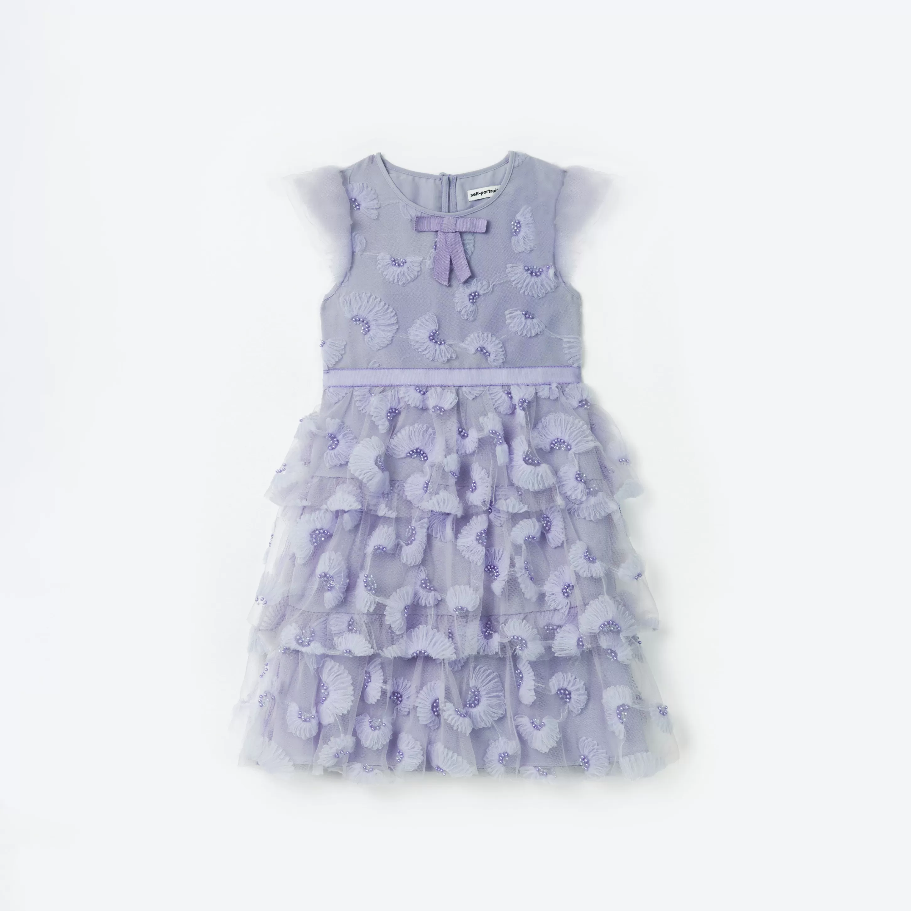 Outlet Blue Tulle Midi Dress Kids Flower Girl | Kids