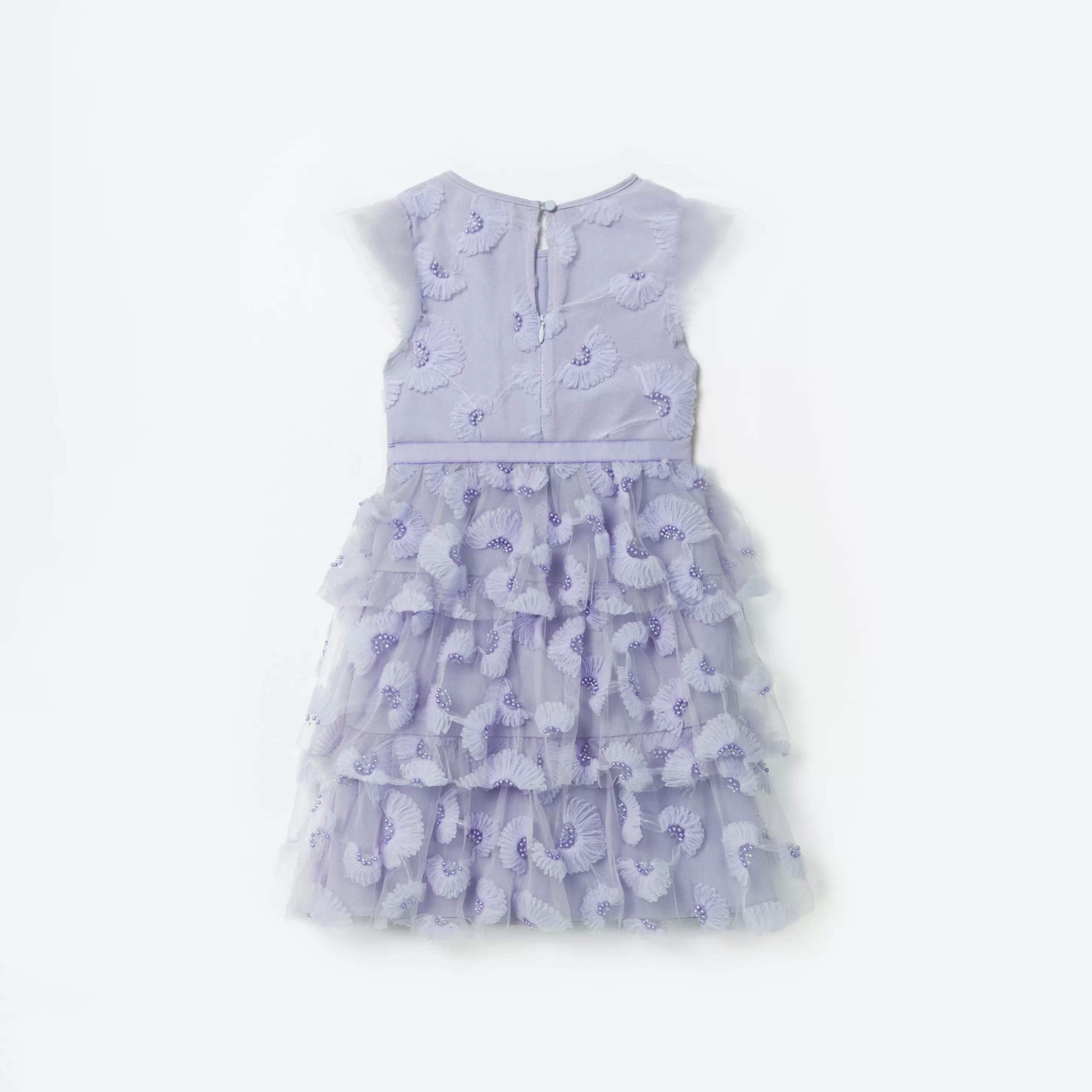 Outlet Blue Tulle Midi Dress Kids Flower Girl | Kids