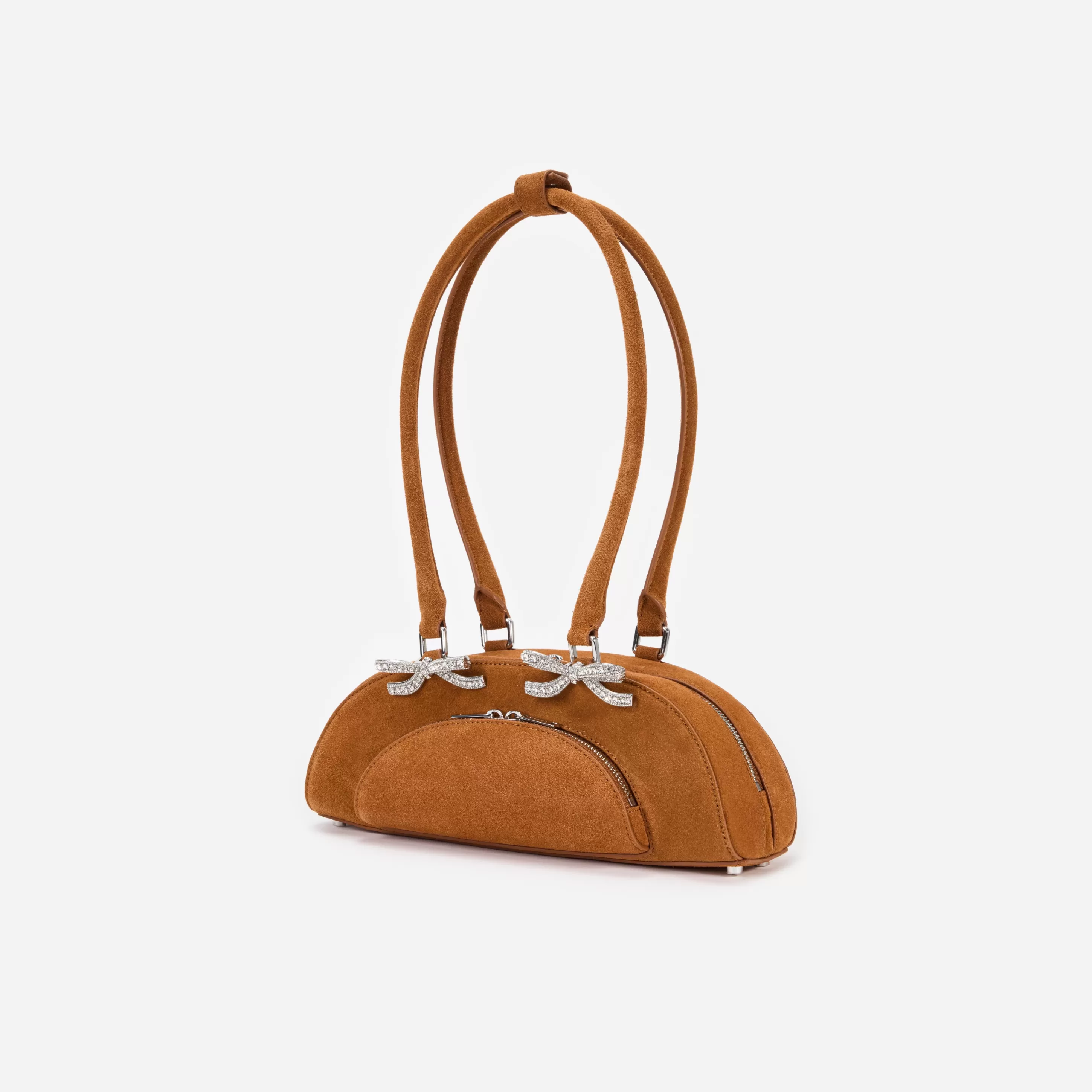 Best Sale Suede Curved Shoulder Bag Handbags