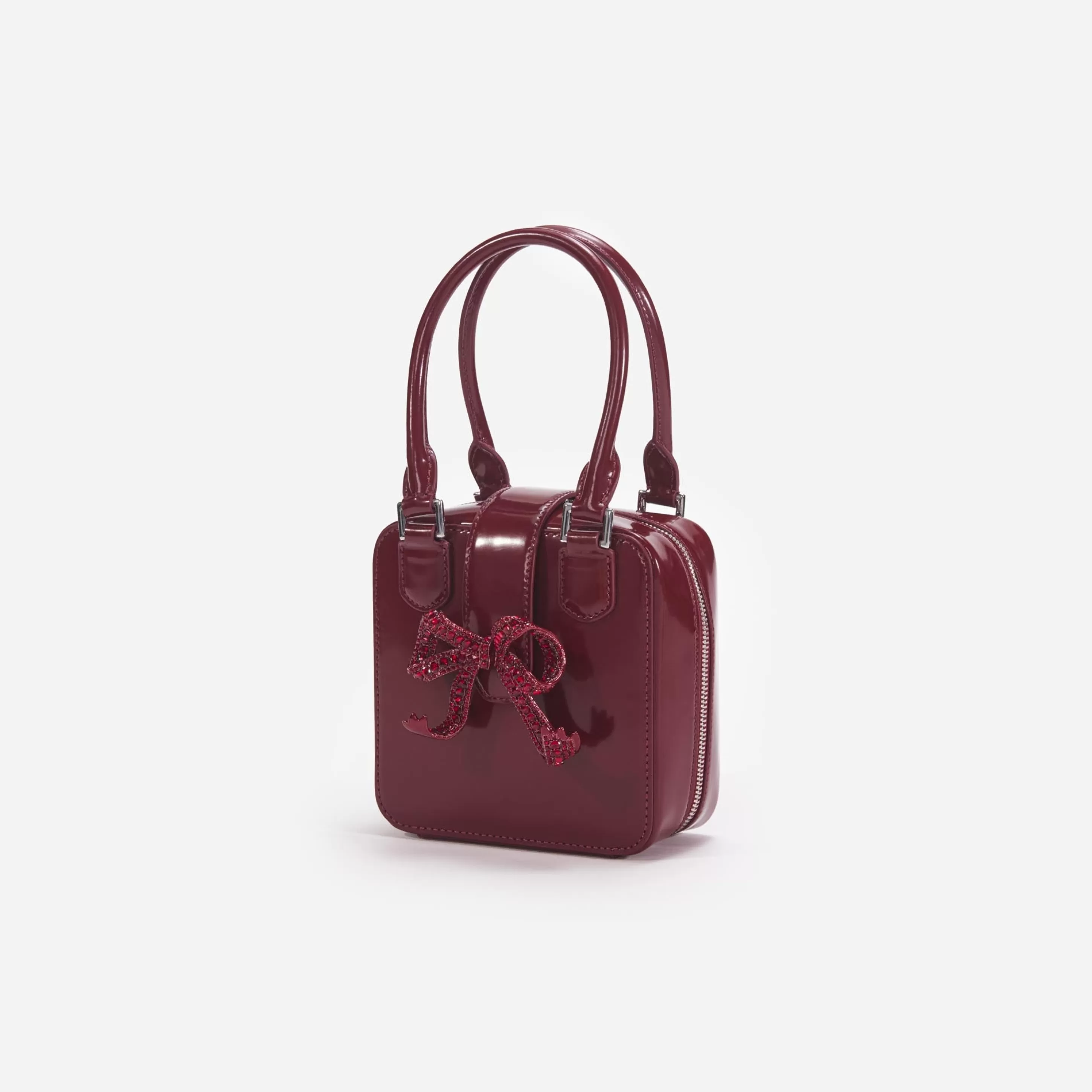 Shop Leather Square Mini Tote Bag Handbags