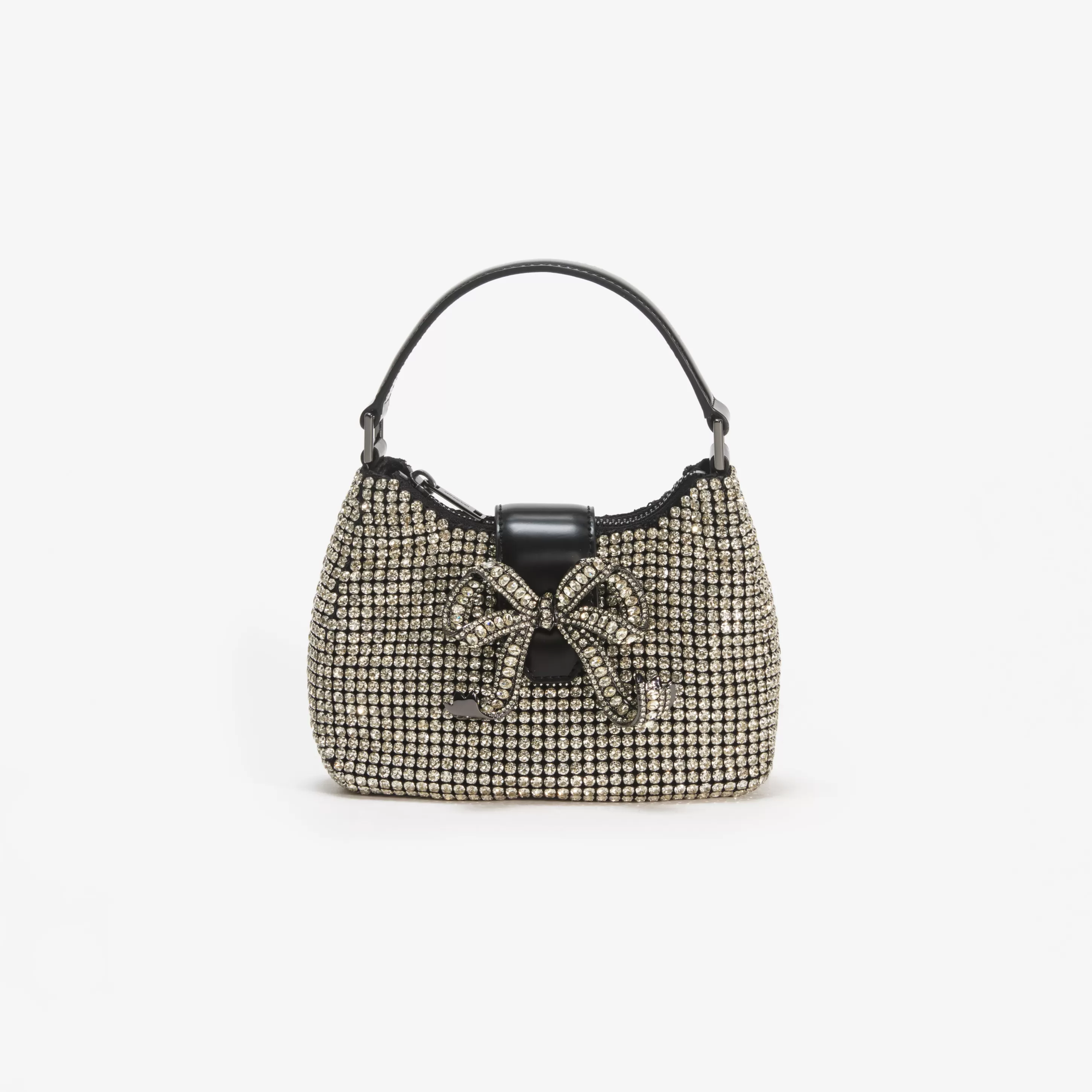 Clearance Diamante Crescent Bow Bag Handbags