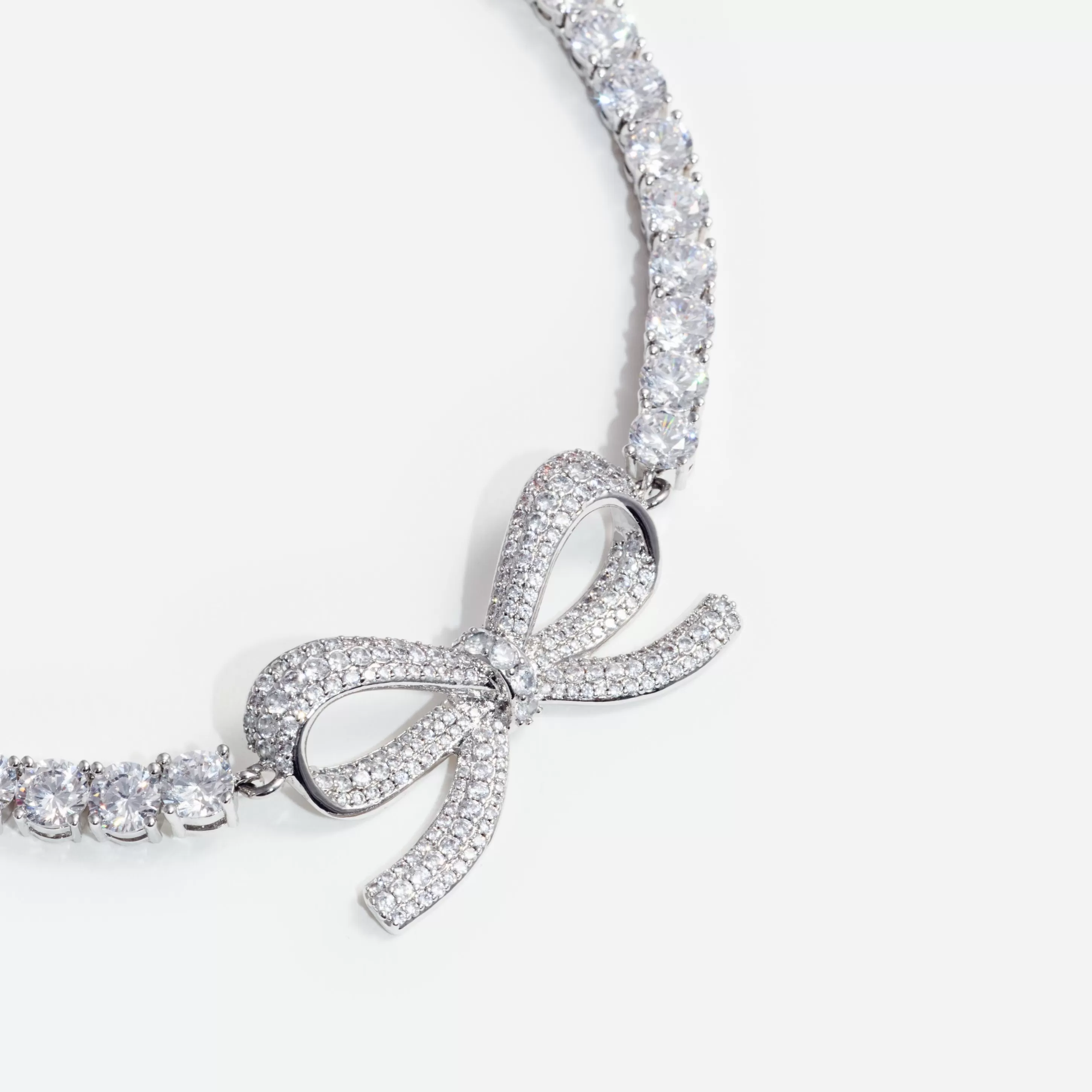 Best Bow Tennis Choker Jewellery | Wedding Guest