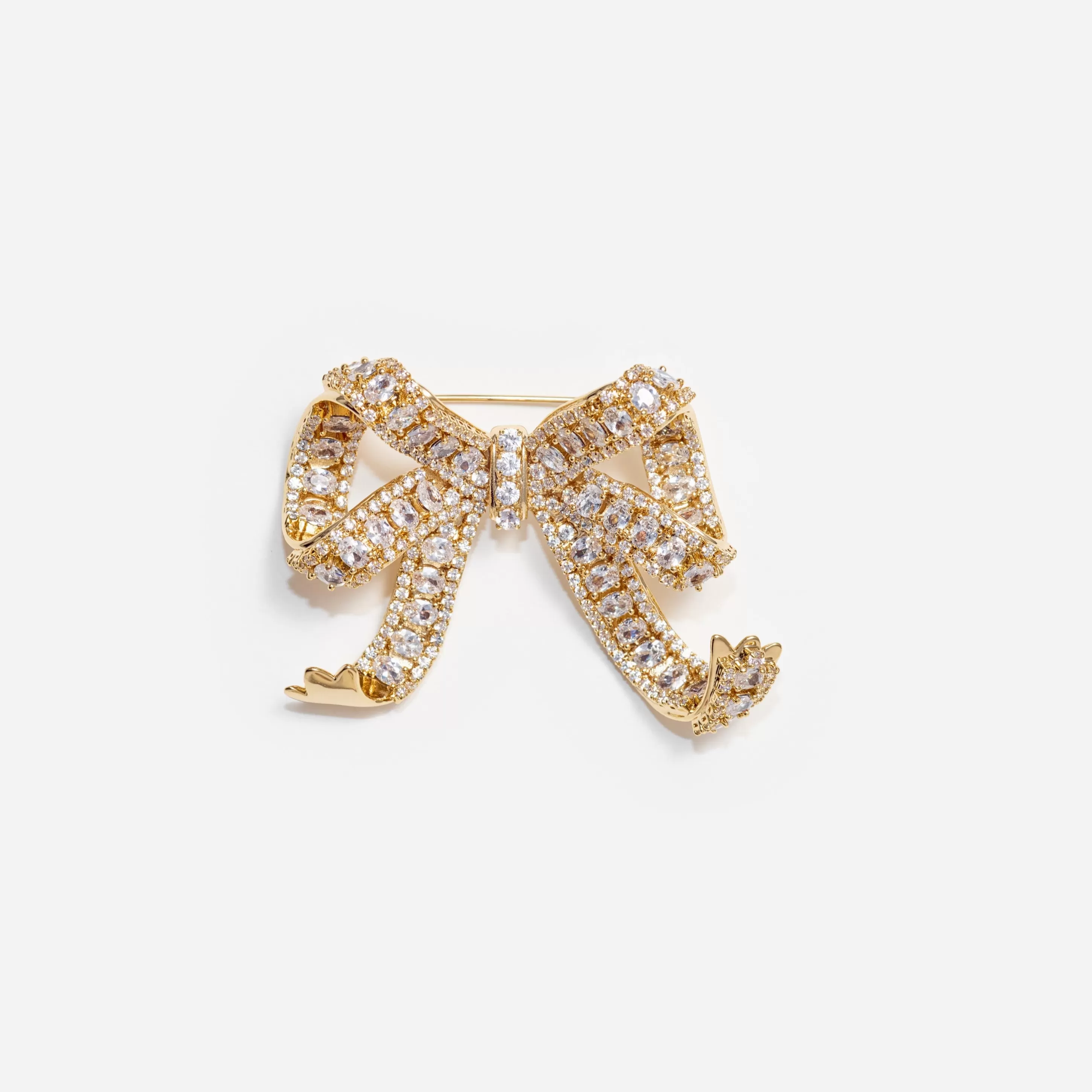 Clearance Crystal Bow Brooch Jewellery