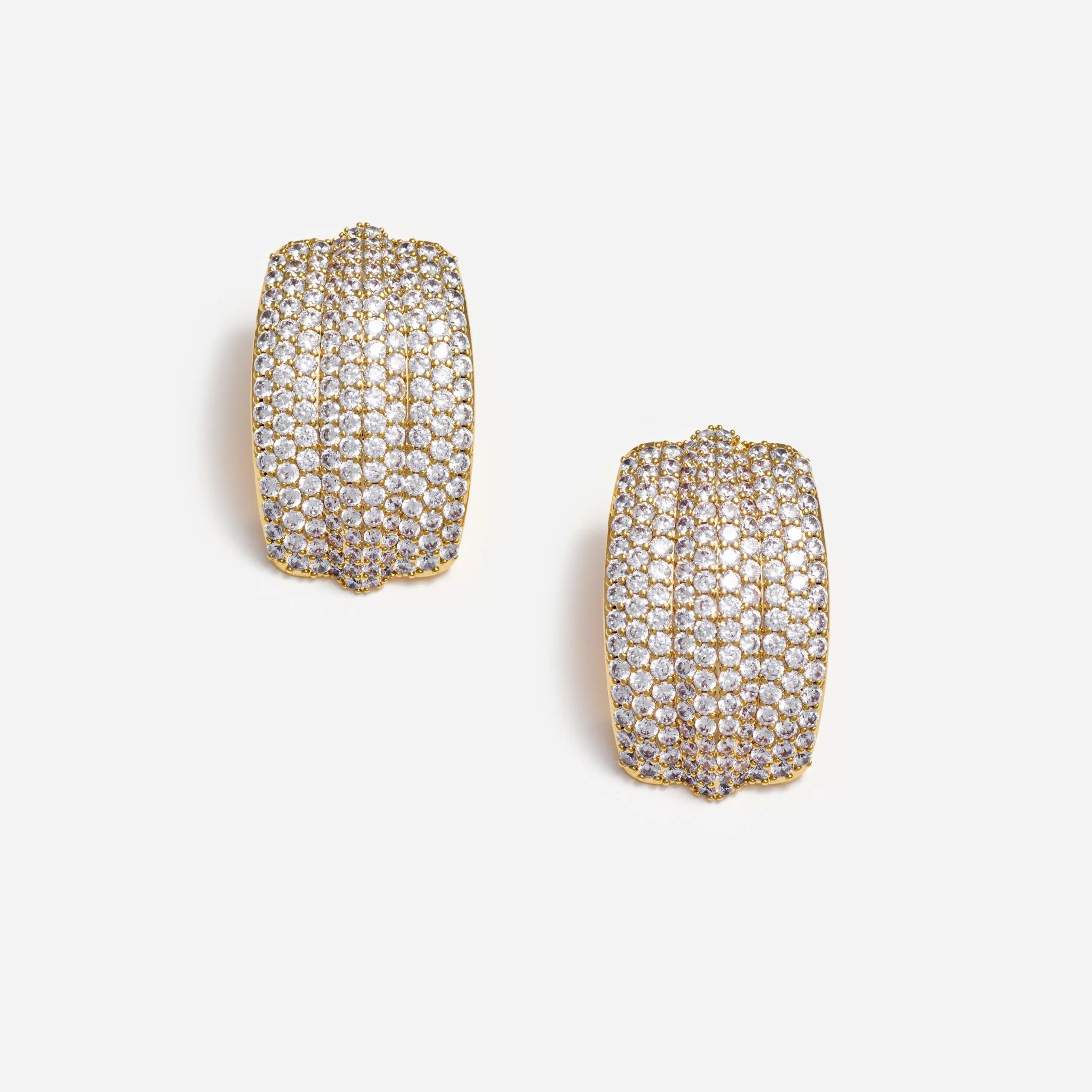 Shop Crystal Ridged Earrings Jewellery