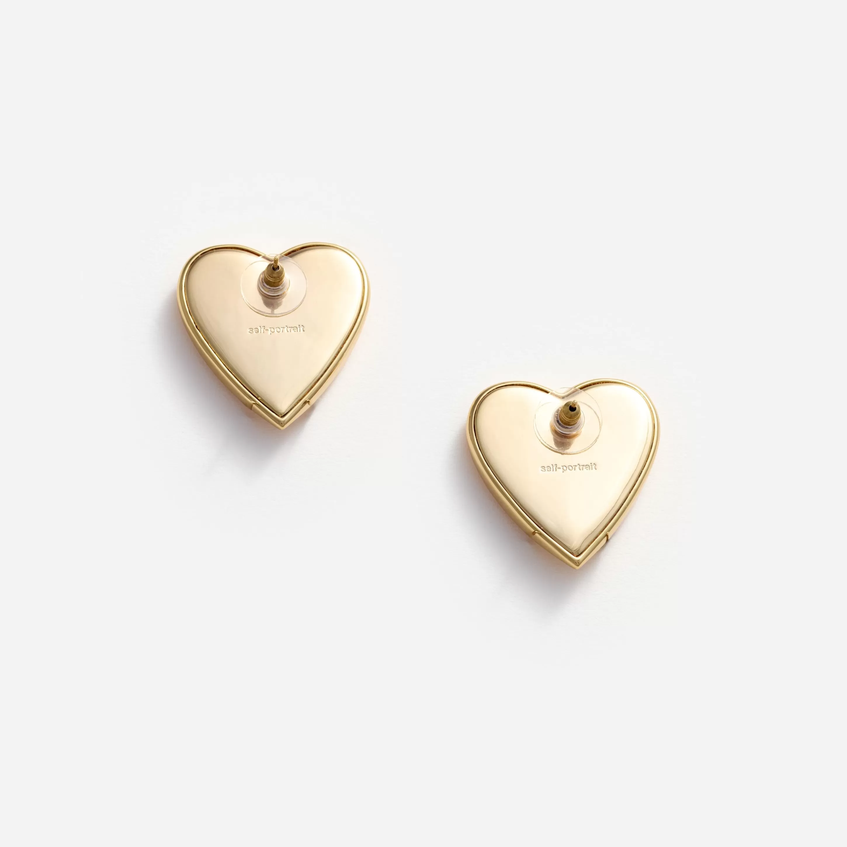 Store Heart Ridged Earrings Jewellery