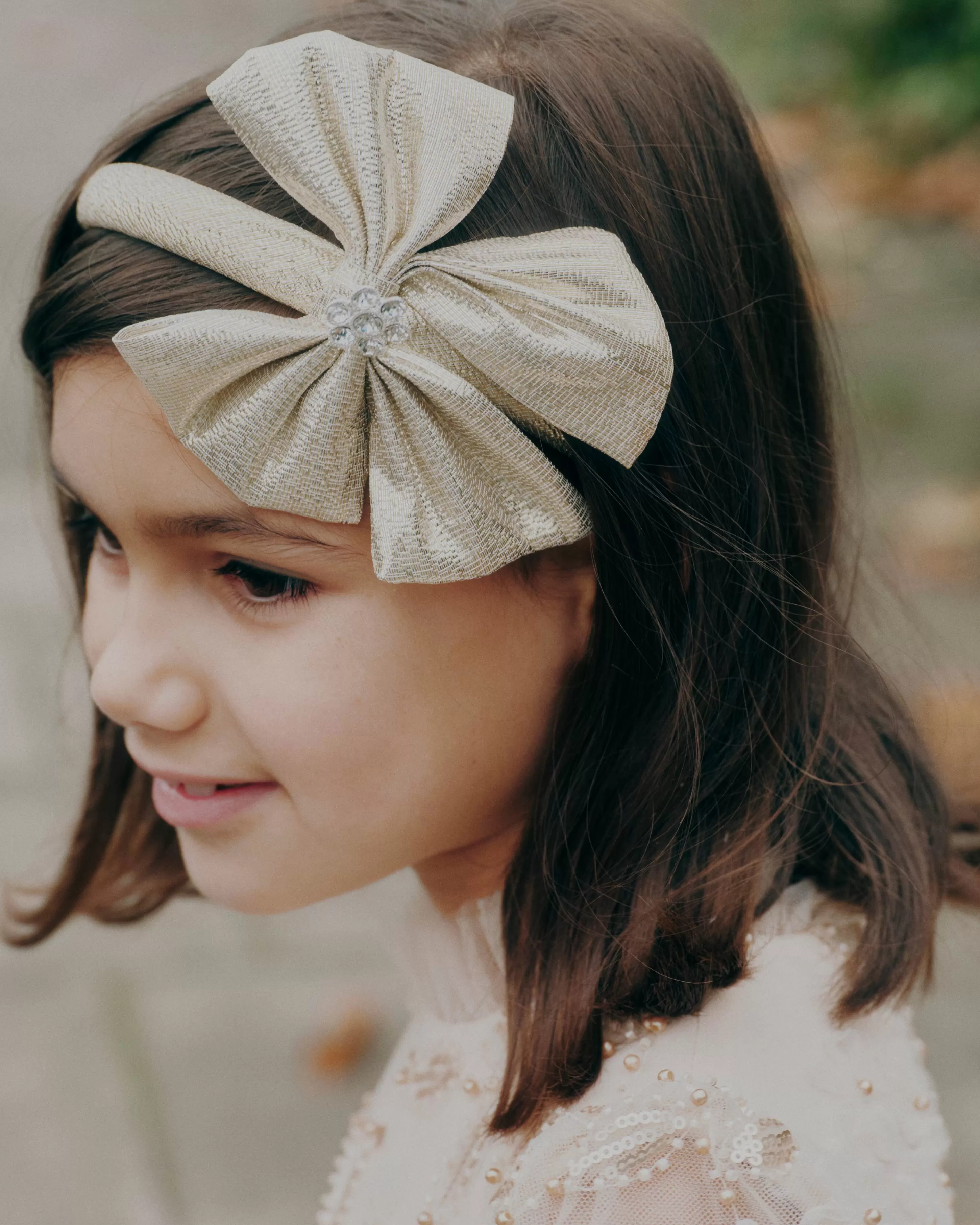 Store Metallic Bow Headband Kids Kids