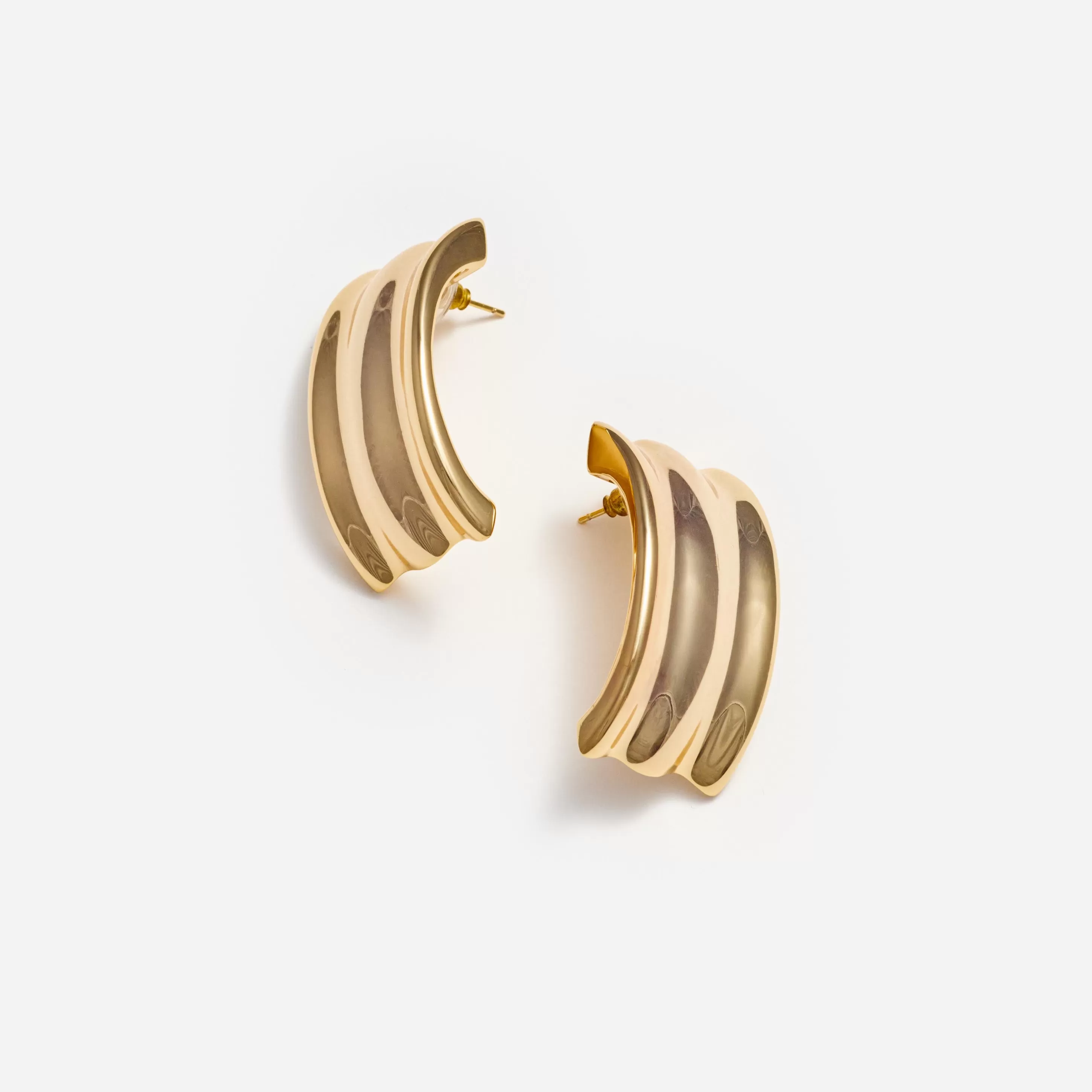 Store Ridged Earrings Jewellery