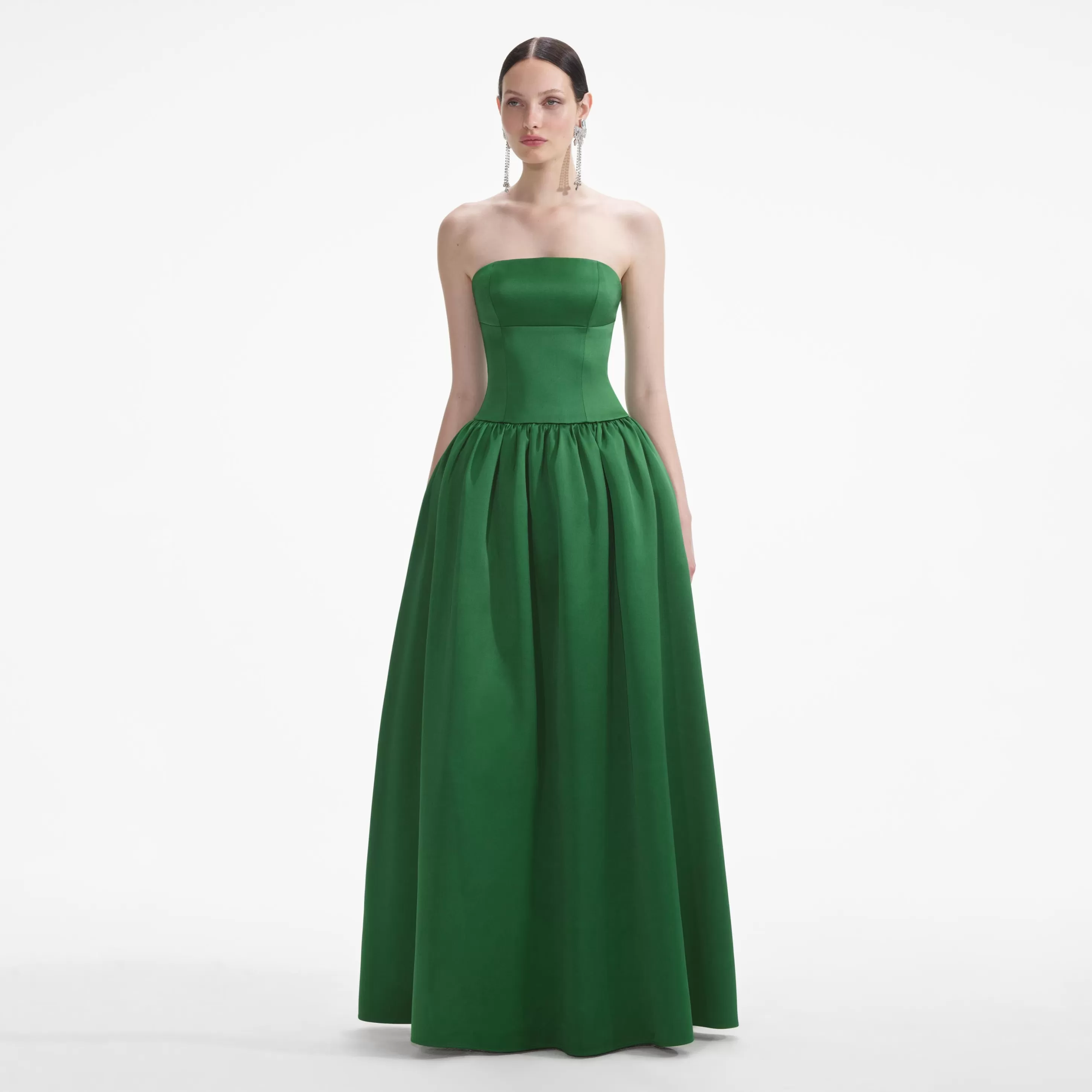 Discount Satin Bandeau Maxi Dress Dresses | Bridesmaid