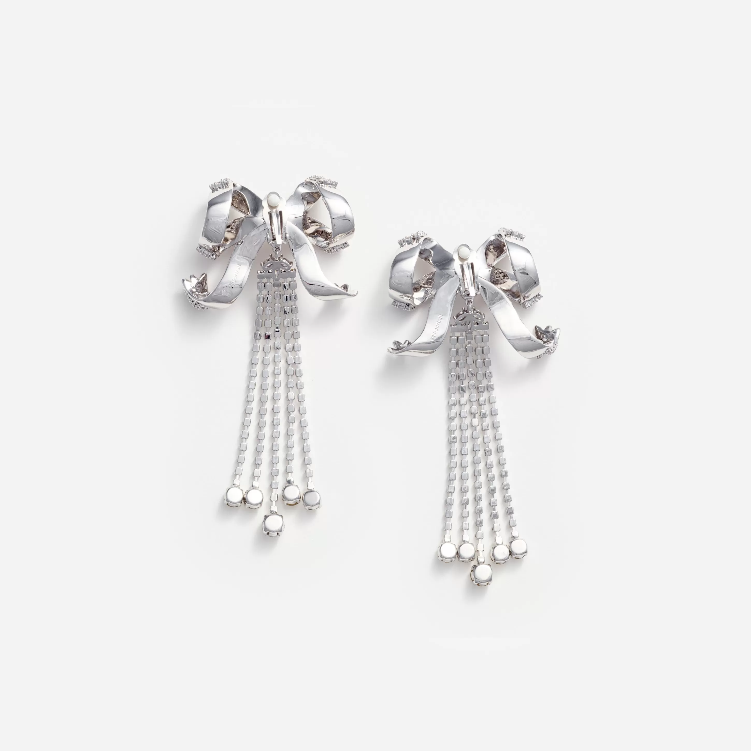 Cheap Crystal Bow Droplet Earrings Jewellery