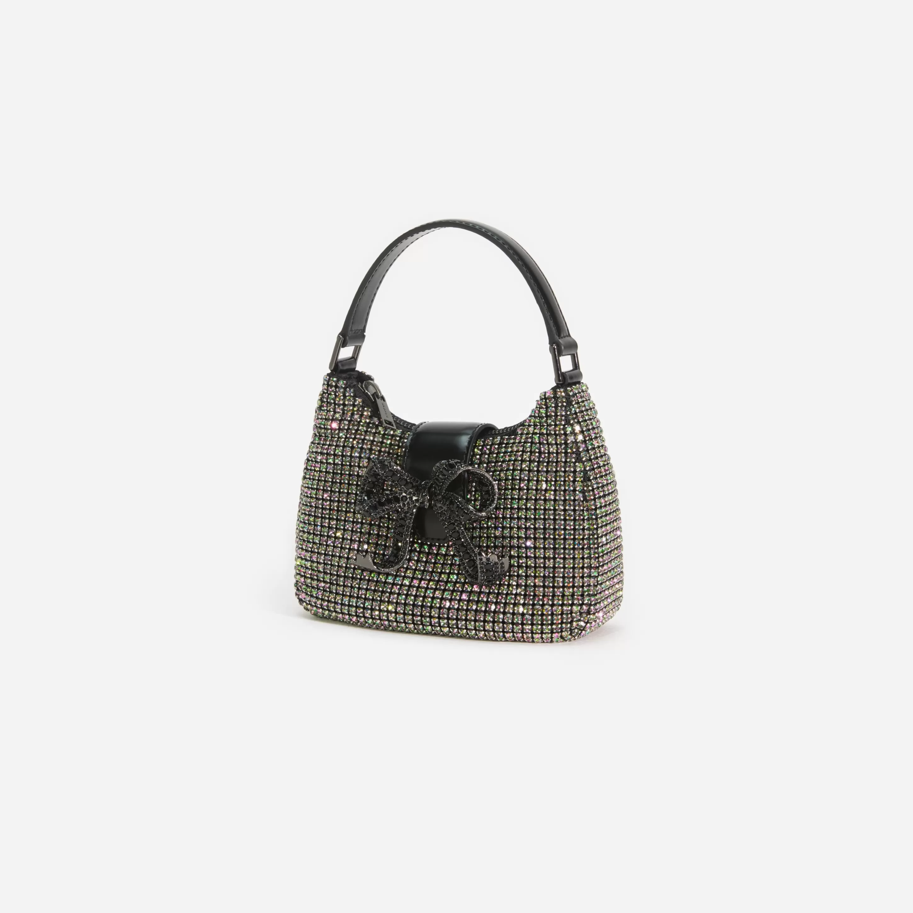 Best Sale Rhinestone Chainmail Crescent Bag Handbags