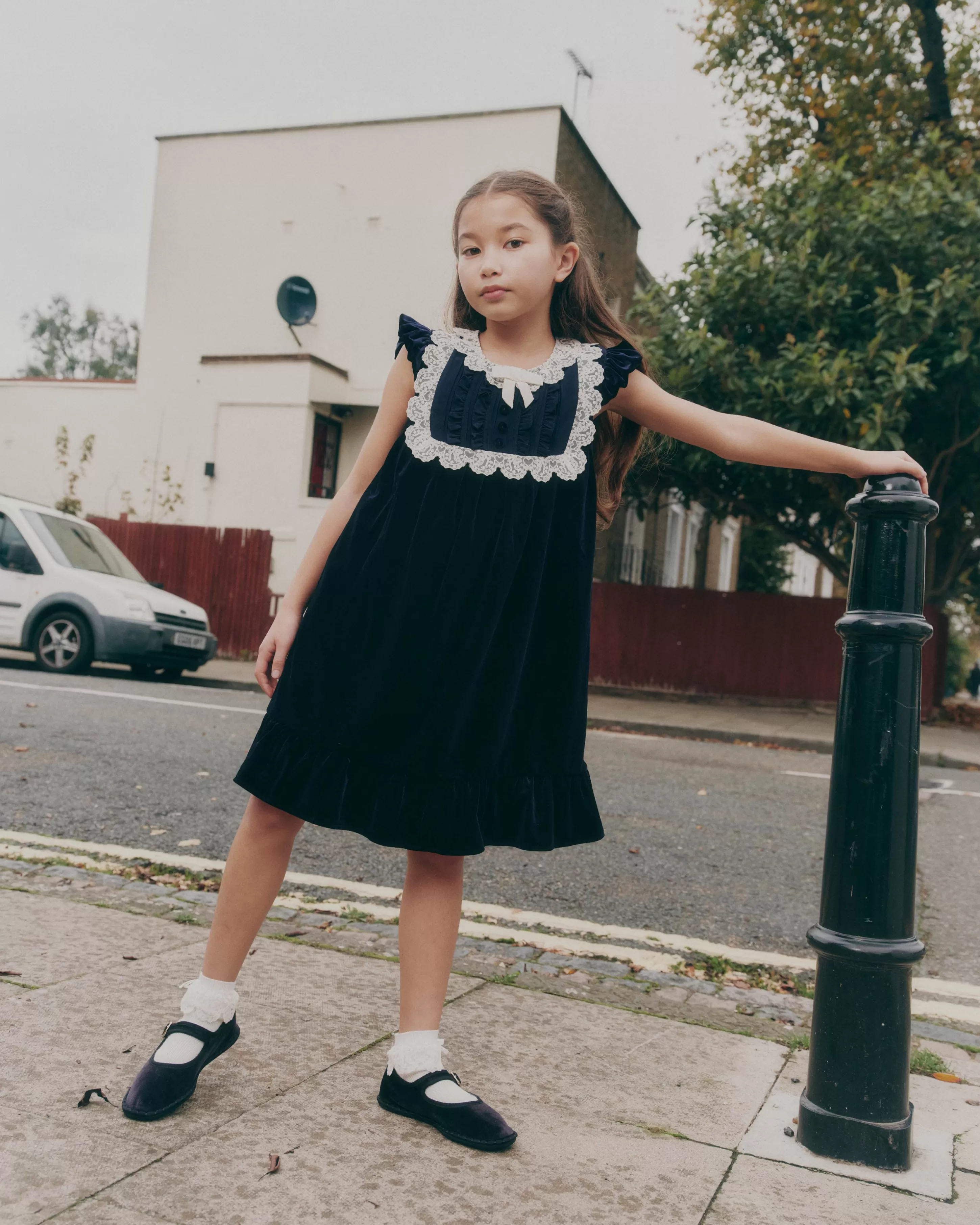 Fashion Velvet Mini Dress Kids Kids