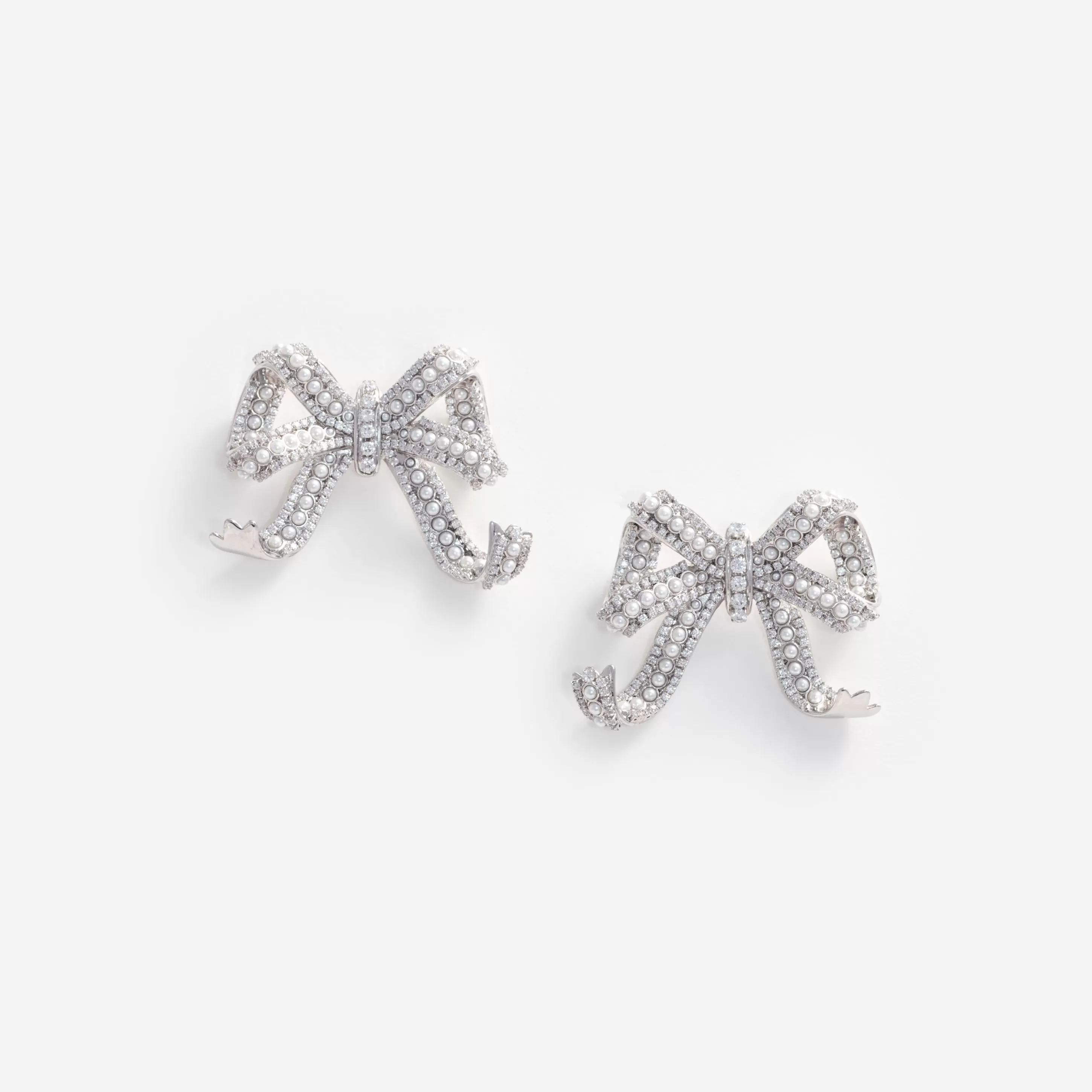 Cheap Crystal Bow Earrings Jewellery