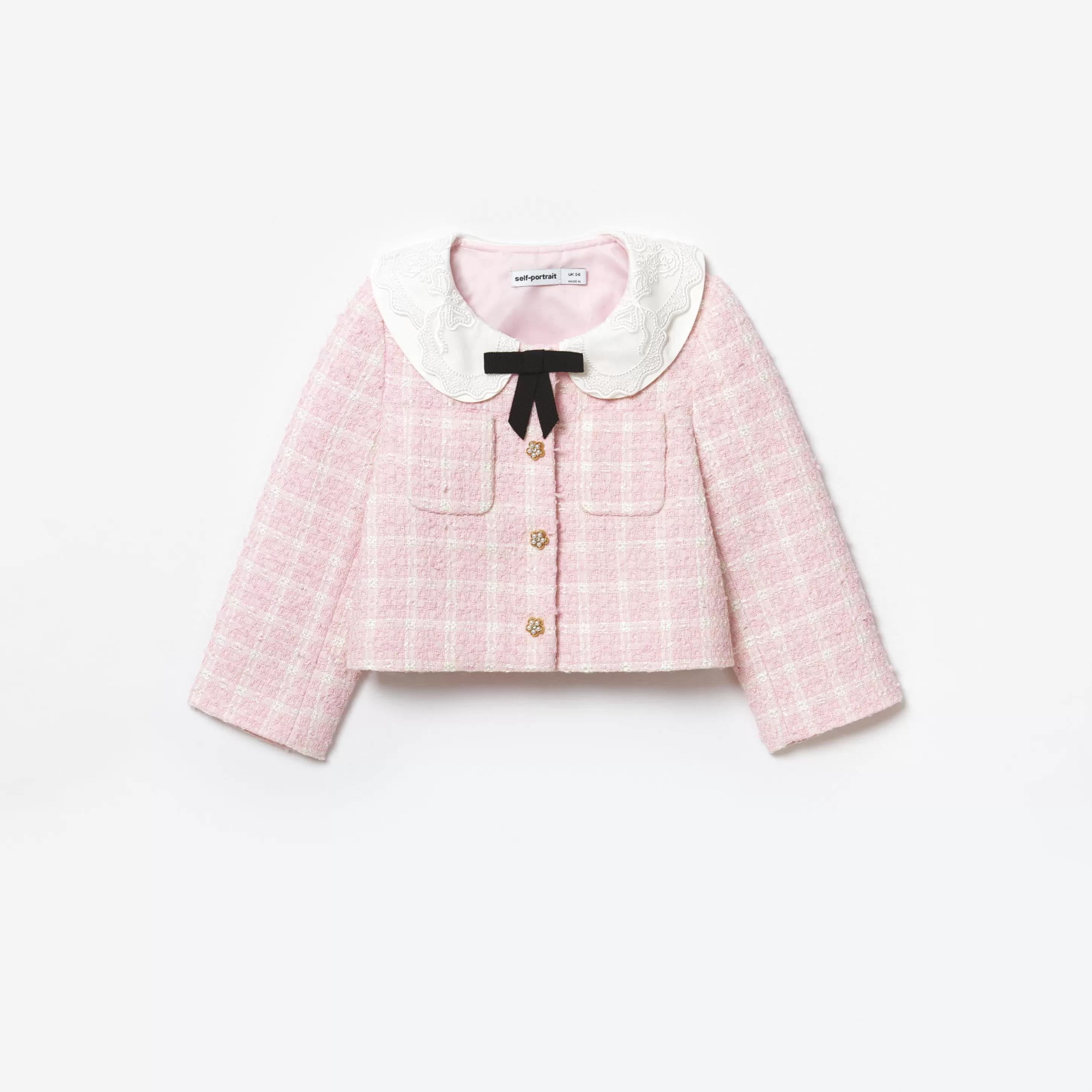 Cheap Check Boucle Jacket Kids Kids