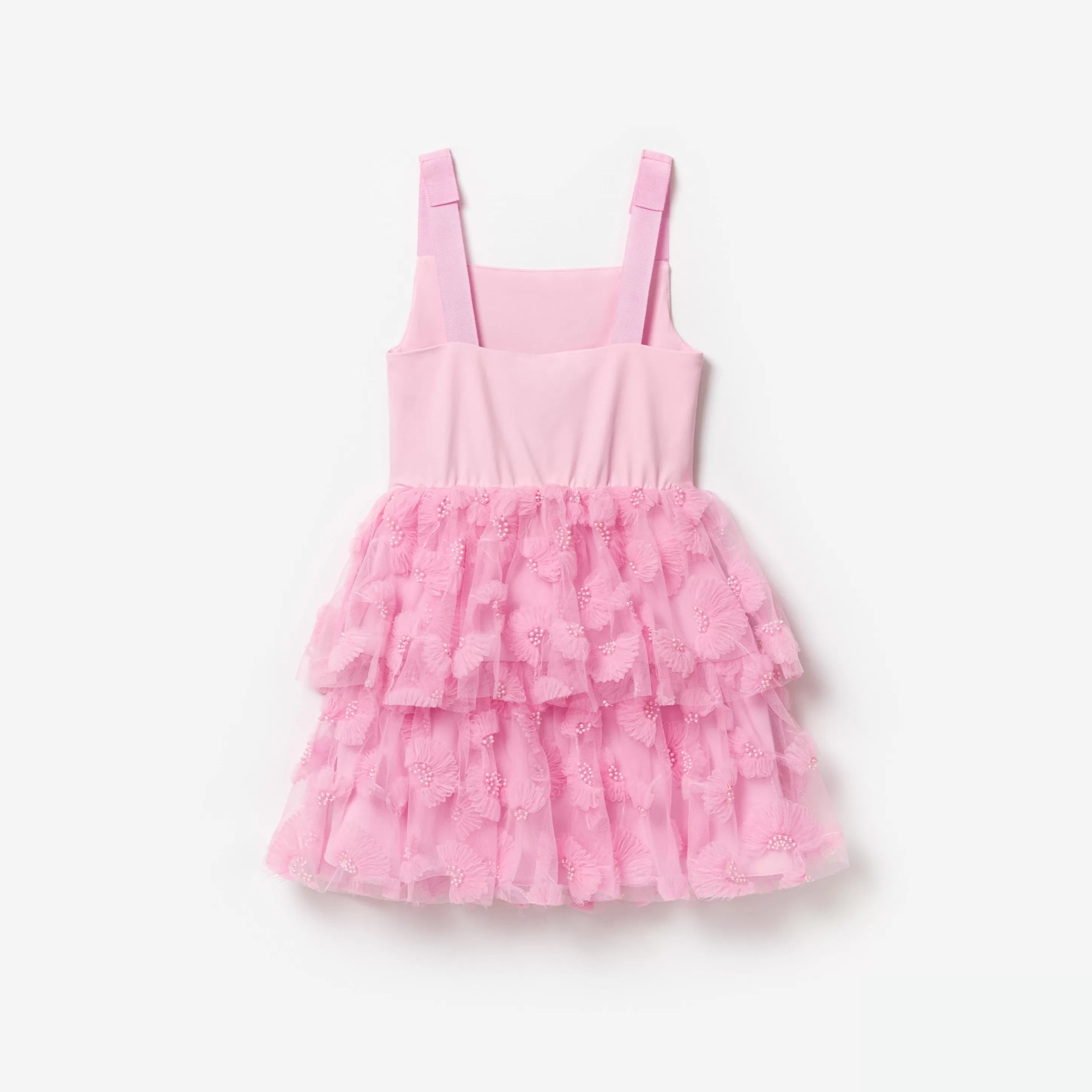 Shop Jersey And Tulle Dress Kids Flower Girl | Kids