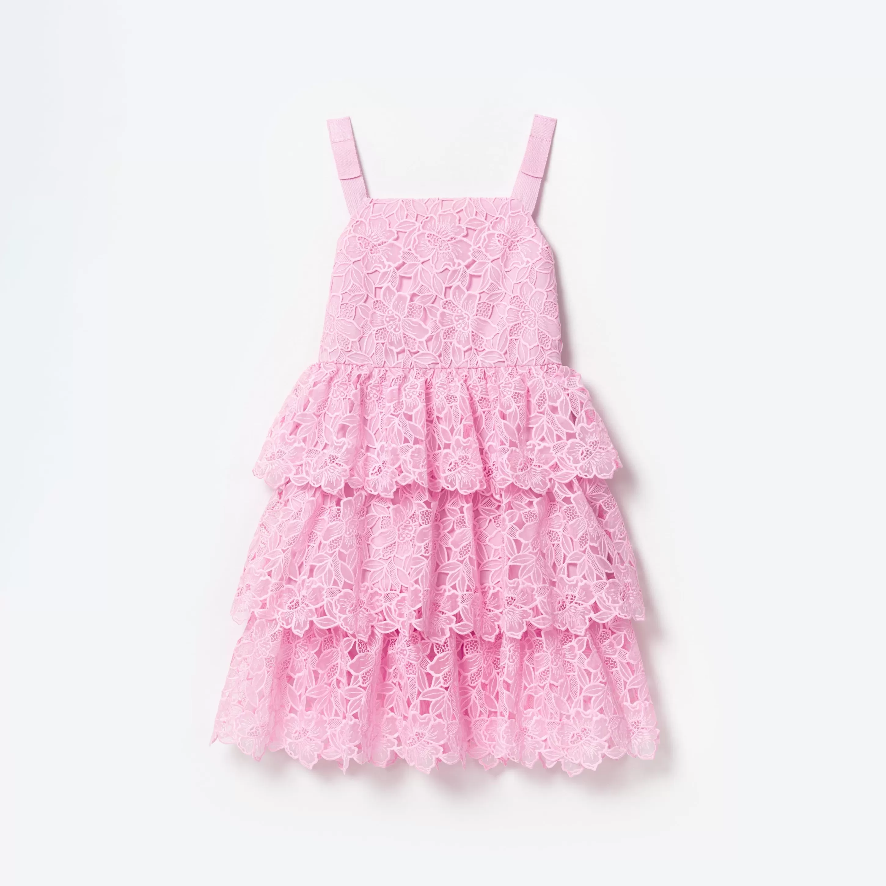 Flash Sale Organza Lace Midi Dress Kids Flower Girl | Kids