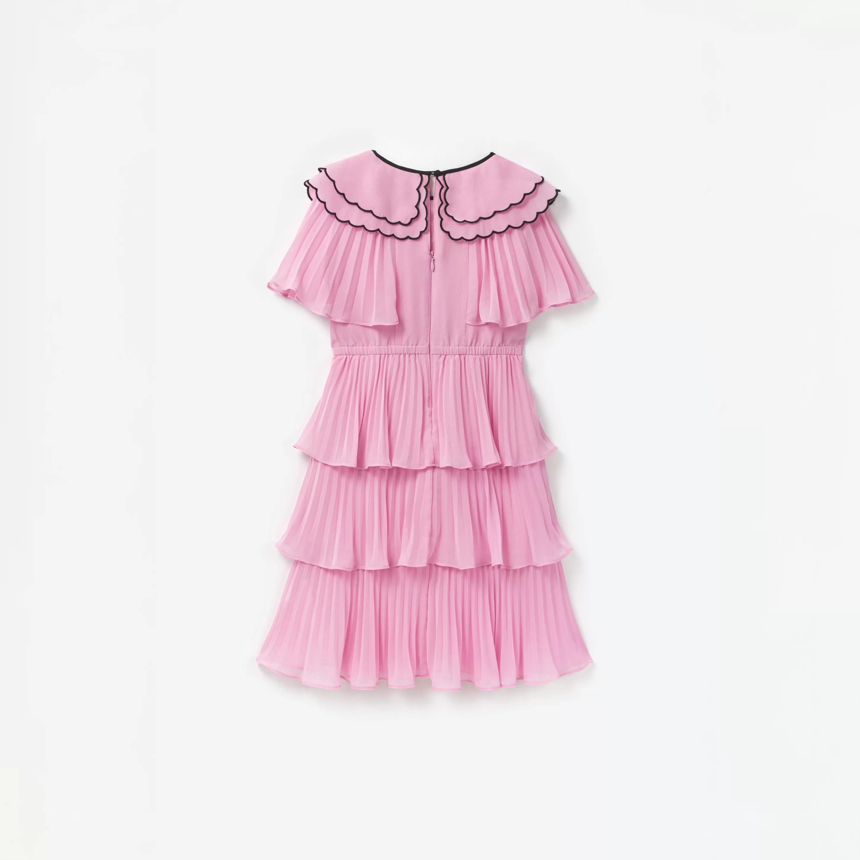 Discount Scallop Collar Chiffon Dress Kids Kids