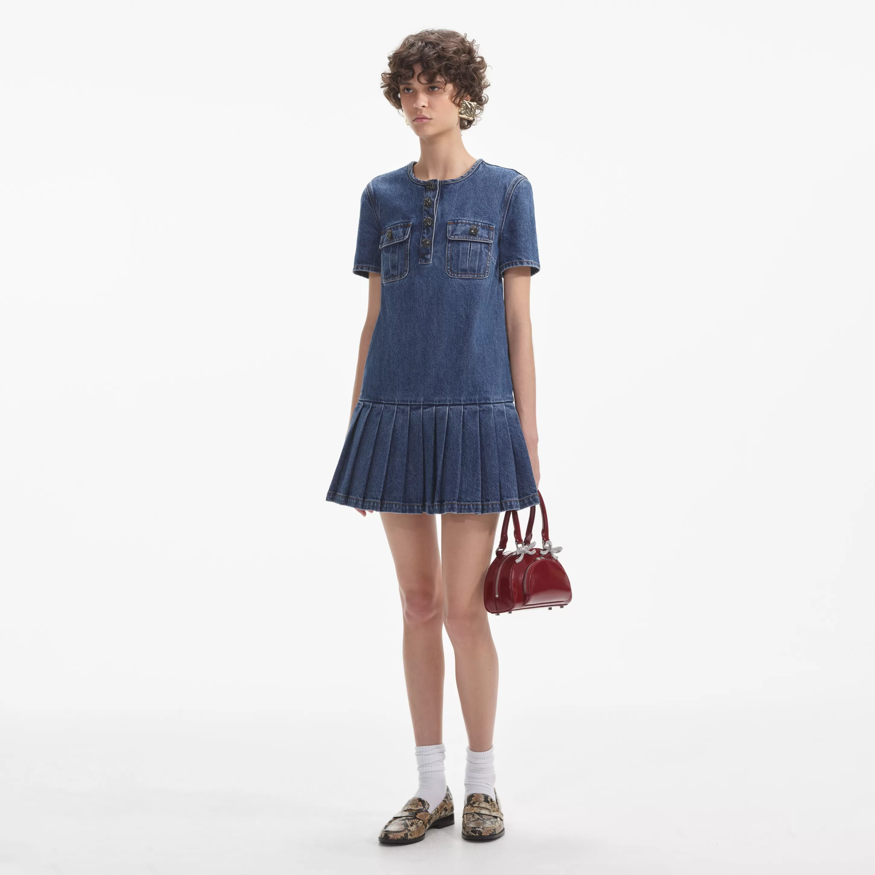 Store Denim Mini Dress Dresses | Denim