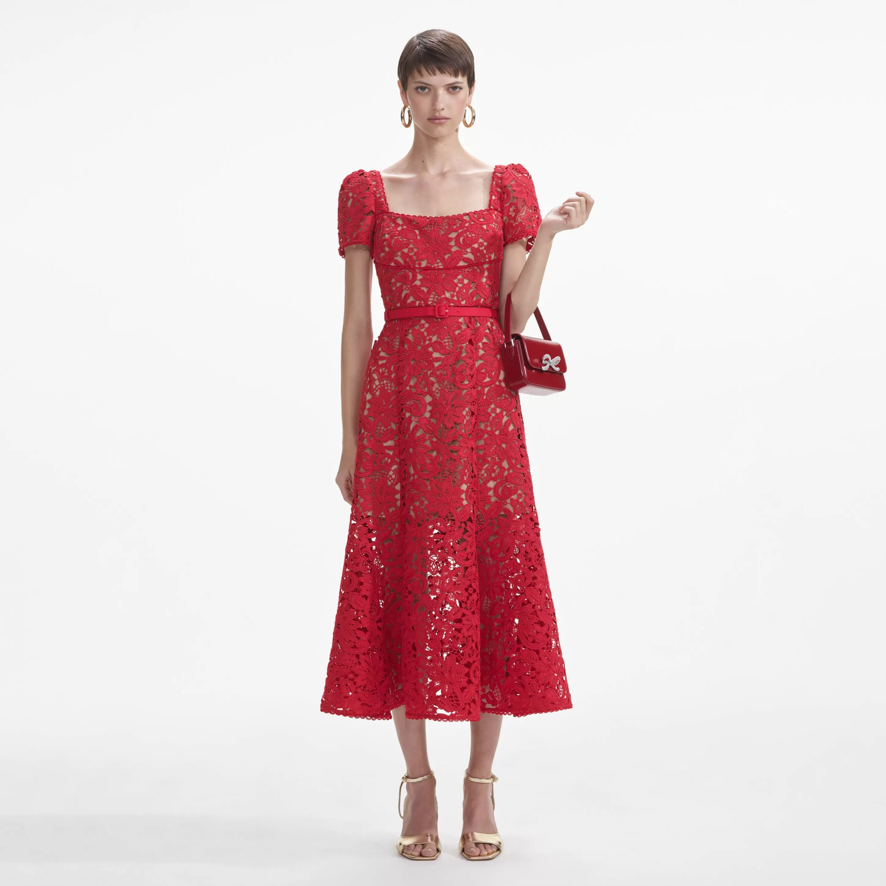 Best Sale Floral Lace Midi Dress Dresses | Bridesmaid