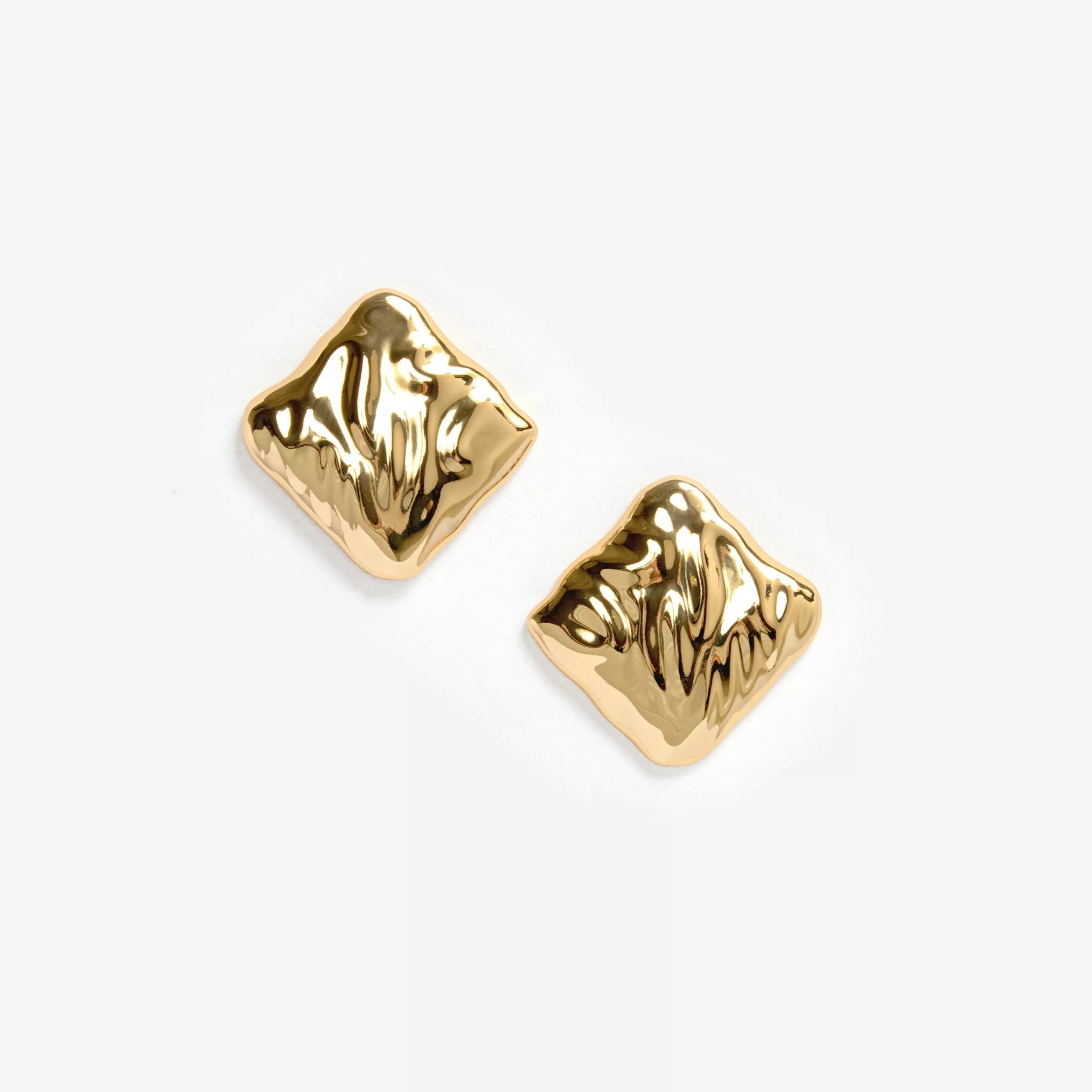 New Gold Square Earrings Bridal Accessories | Jewellery