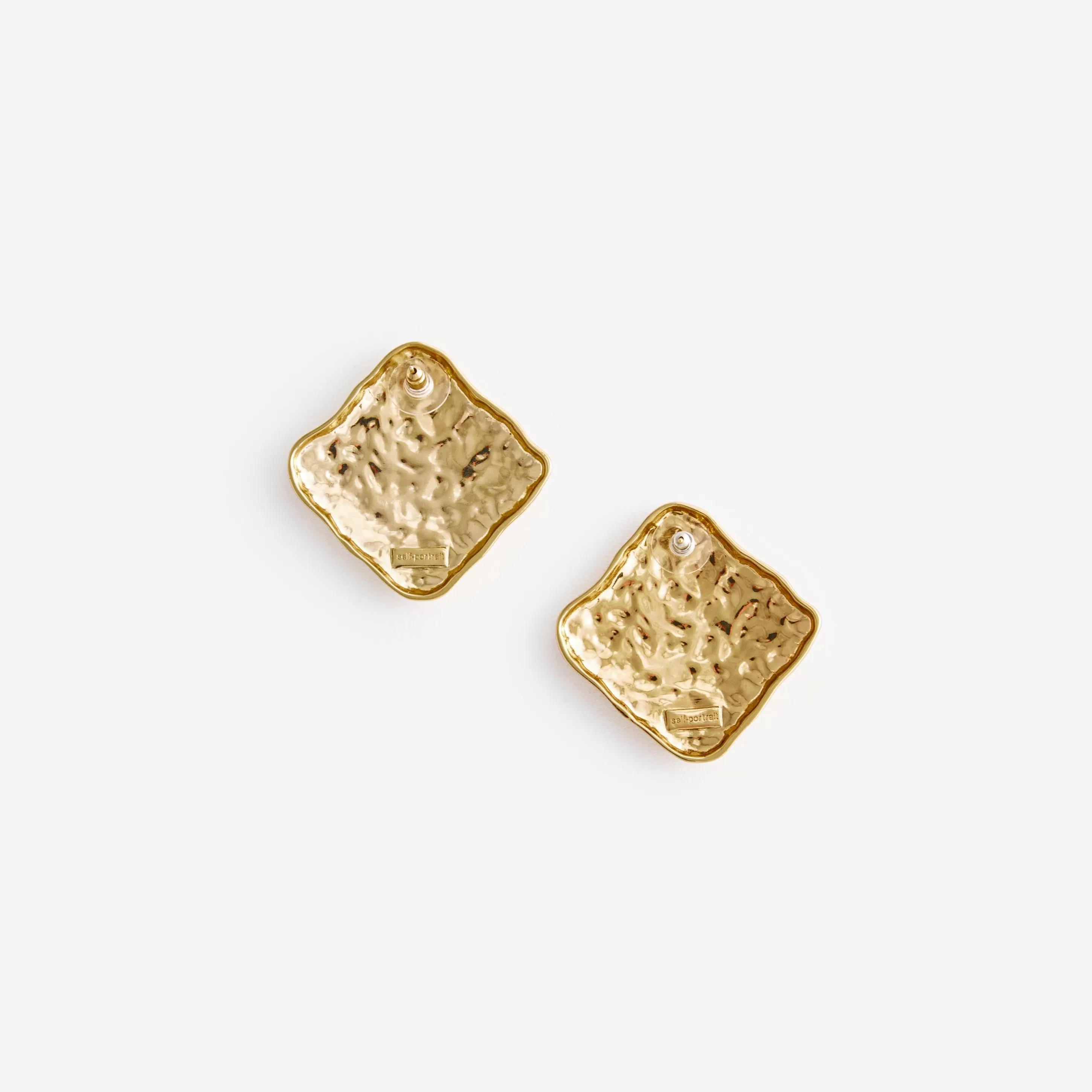 New Gold Square Earrings Bridal Accessories | Jewellery