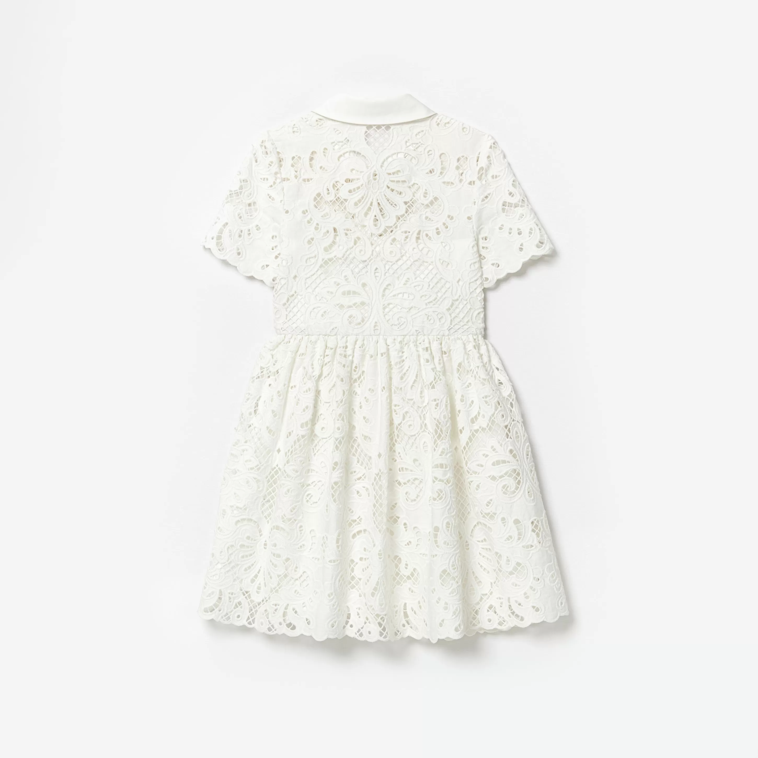 Flash Sale Cotton Lace Collar Mini Dress Kids Kids